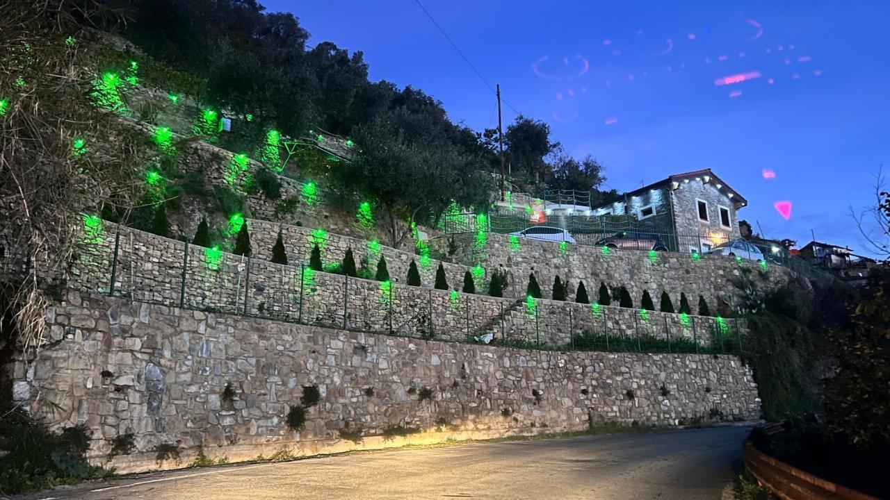 Villa Di Campagna Con Vista Mare 5 Camere Da Letto Pampara Zewnętrze zdjęcie