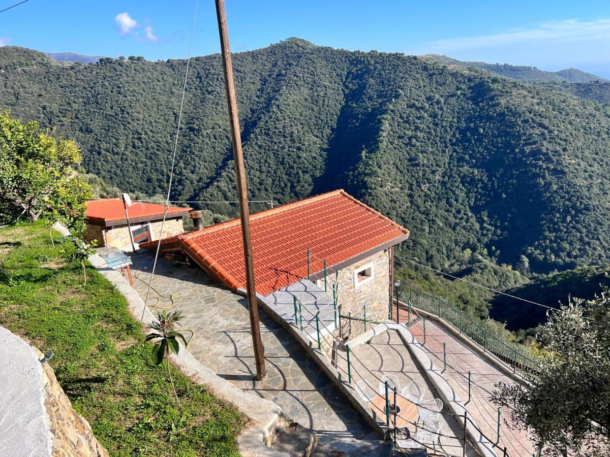 Villa Di Campagna Con Vista Mare 5 Camere Da Letto Pampara Zewnętrze zdjęcie